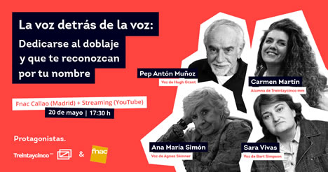 Evento Fnac - La voz detr&aacute;s de la voz